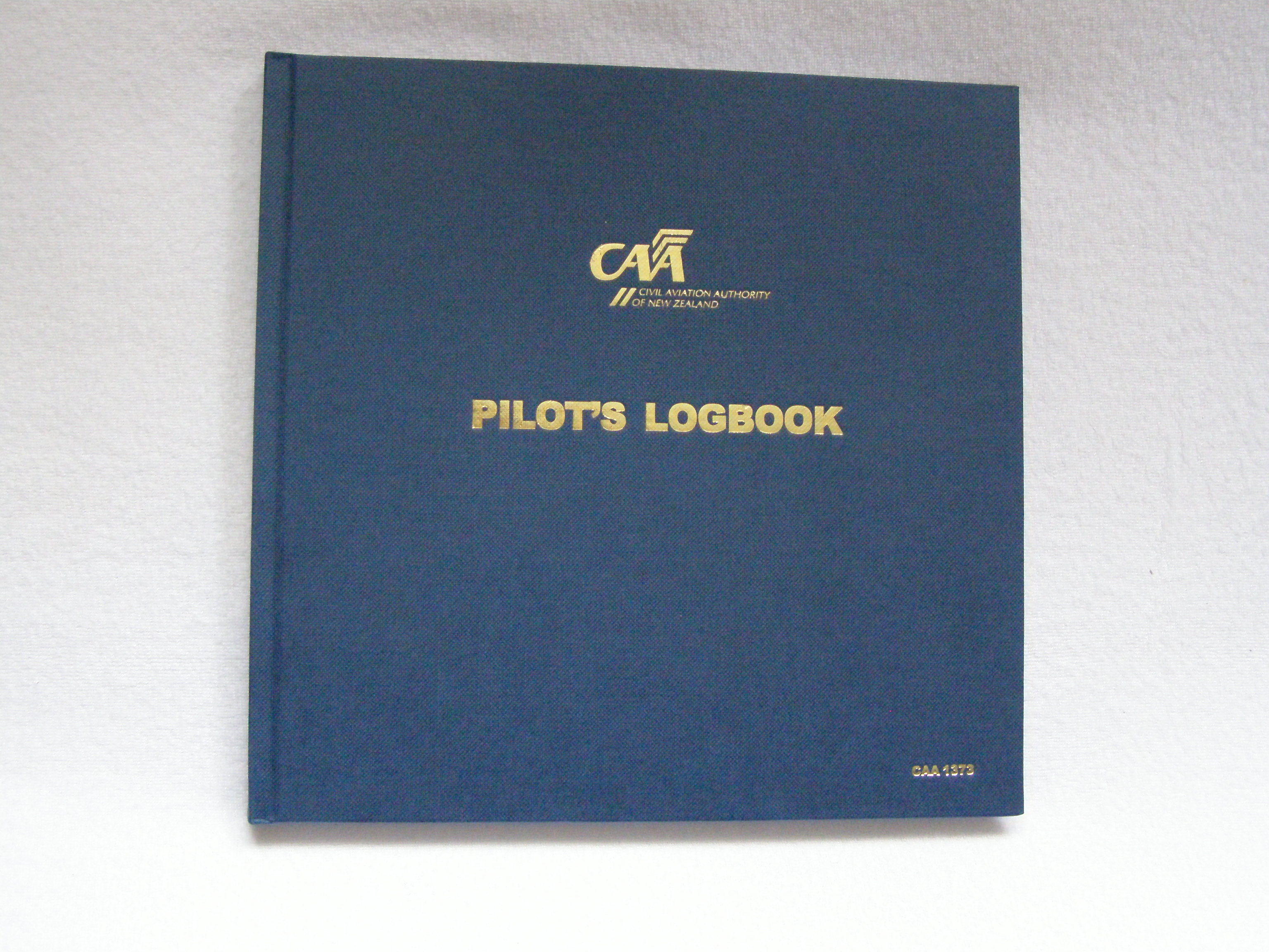 Pilot Aviation Hard Cover Log Book NZ CAA 1373 Approved